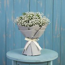Букет цветов из:  Гипсофила в Железнодорожном Калининградской области