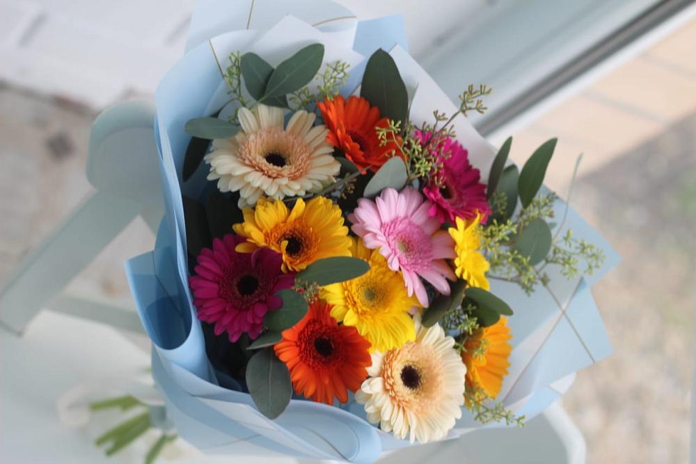 Букет цветов из: Герберы в Железнодорожном Калининградской области