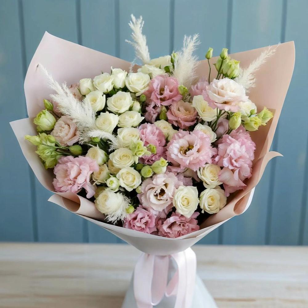 Букет цветов из: Альстромерии и Розы в Железнодорожном Калининградской области