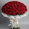 Букет 101 Красная роза Блэк Мэджик в Железнодорожном Калининградской области