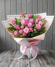 Букет Розовый кустик в Железнодорожном Калининградской области