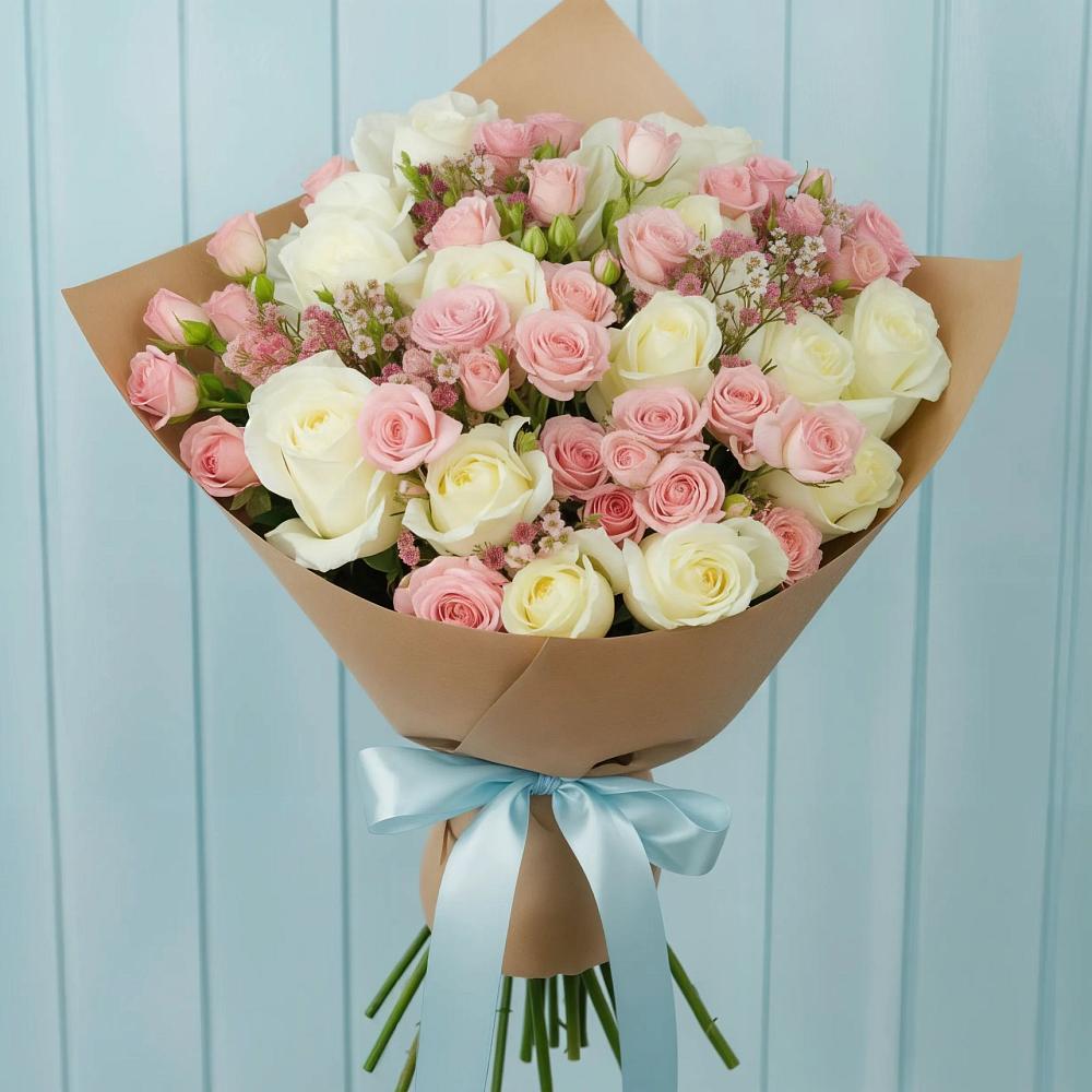 Букет цветов из: Розы в Железнодорожном Калининградской области
