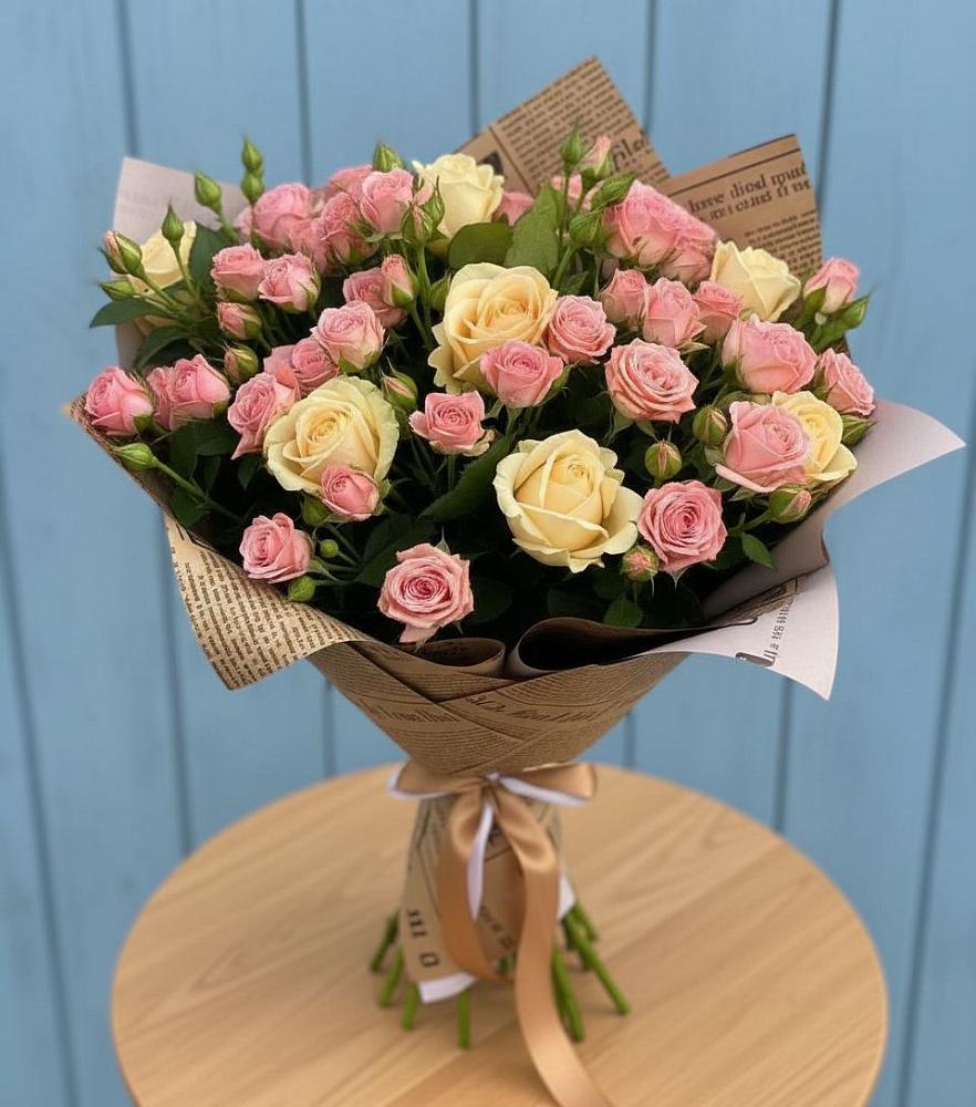 Букет цветов из: Розы в Железнодорожном Калининградской области