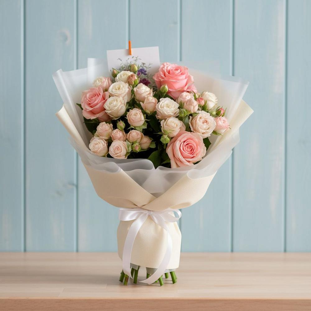 Букет цветов из: Розы в Железнодорожном Калининградской области