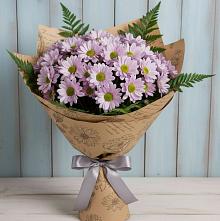 Букет цветов из:  Хризантемы #REPLACE_PRED# Железнодорожном Калининградской области