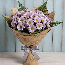 Букет цветов из:  Хризантемы в Железнодорожном Калининградской области