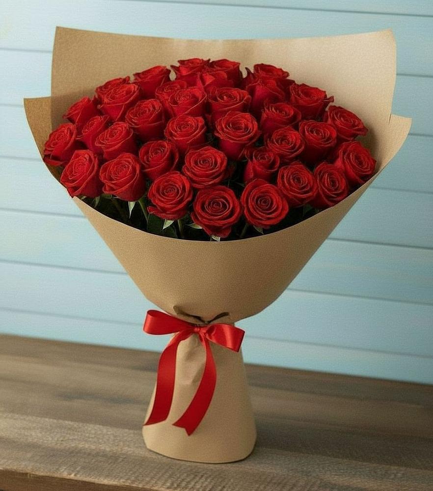 Букет Красные розы Милано в Железнодорожном Калининградской области