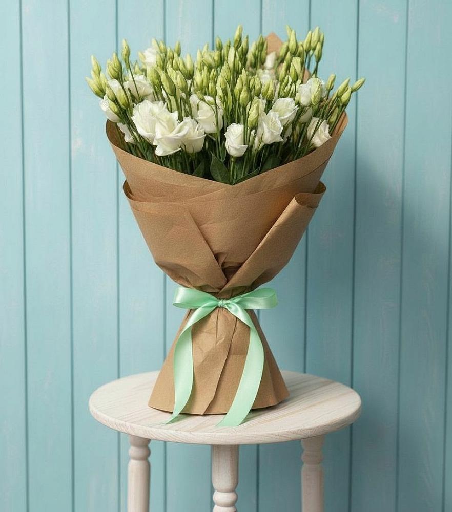 Букет цветов из: Лизиантусы в Железнодорожном Калининградской области