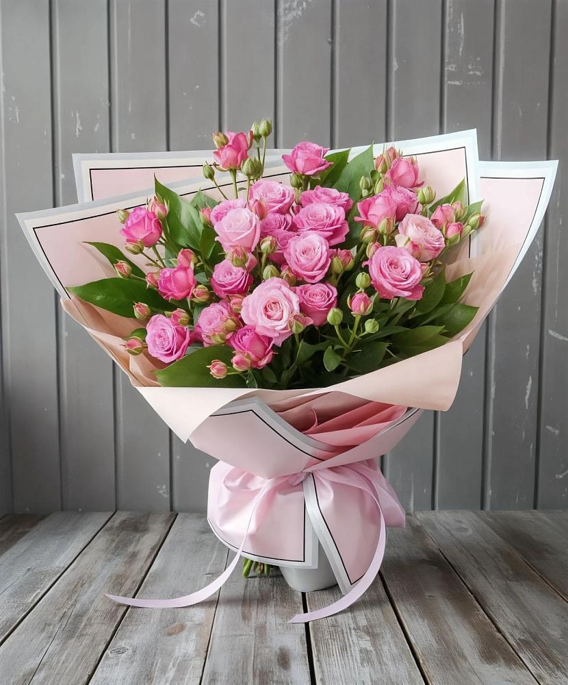 Букет Розовый кустик в Железнодорожном Калининградской области