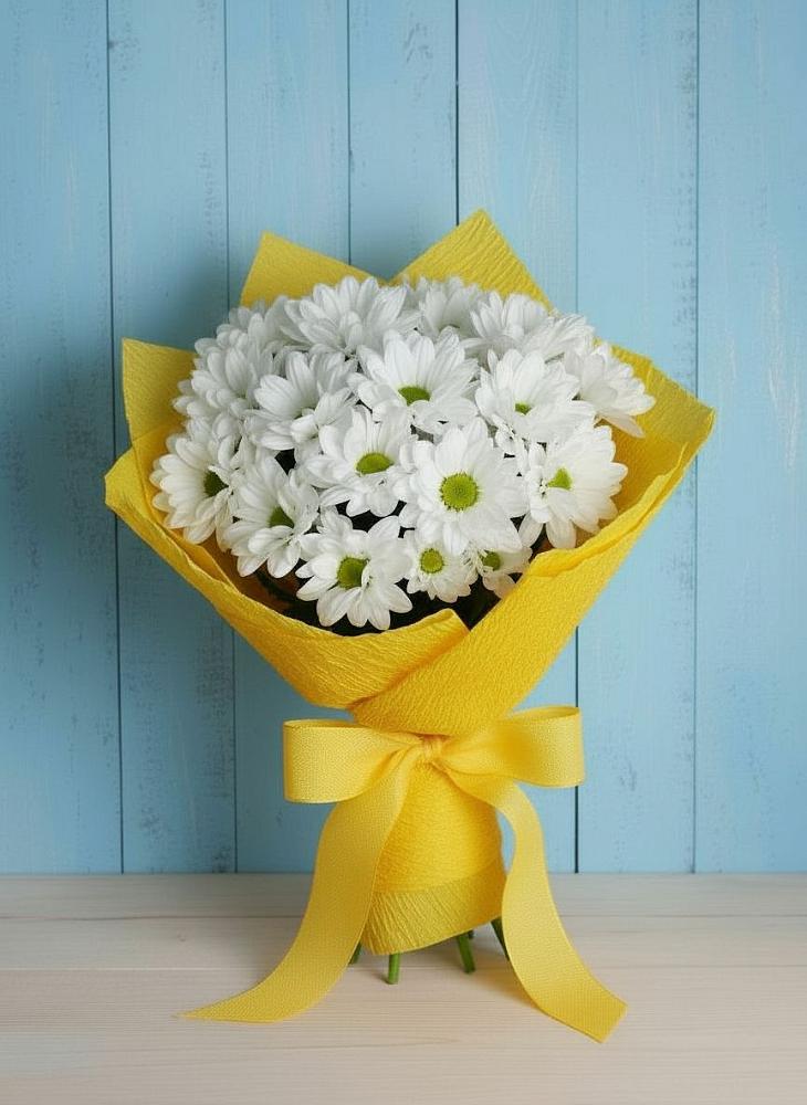 Букет цветов из: Хризантемы в Железнодорожном Калининградской области