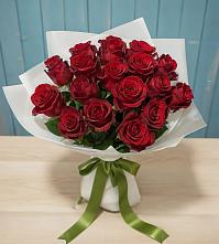 Букет Красные розы в Железнодорожном Калининградской области