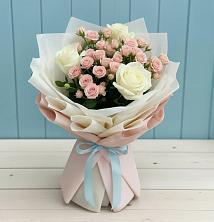 Букет цветов из:  Розы в Железнодорожном Калининградской области