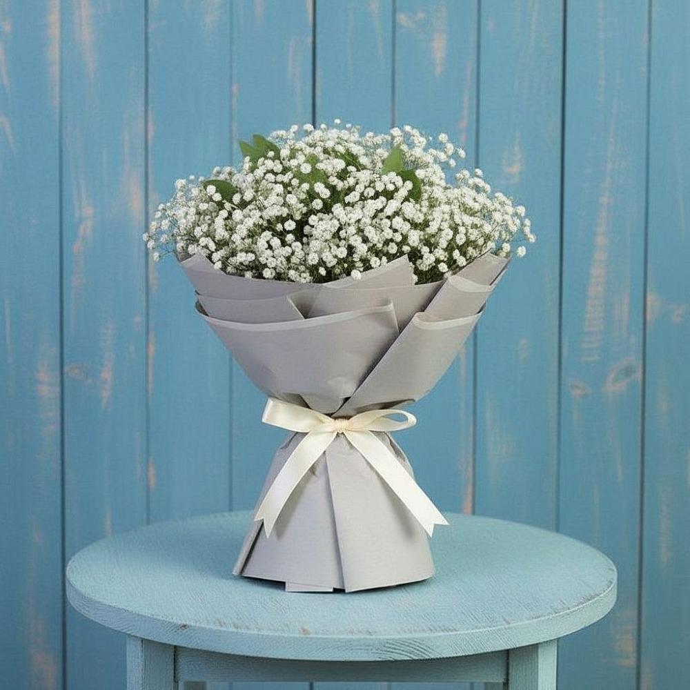 Букет цветов из: Гипсофила в Железнодорожном Калининградской области