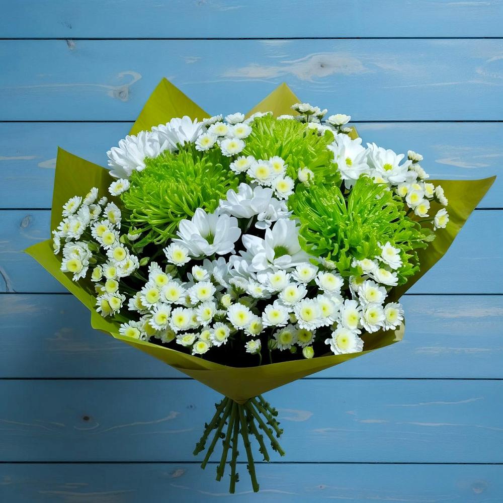 Букет цветов из: Хризантемы в Железнодорожном Калининградской области