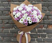 Букет цветов из:  Хризантемы #REPLACE_PRED# Железнодорожном Калининградской области