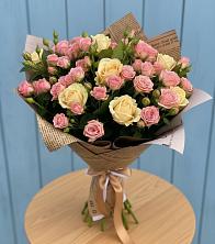 Букет цветов из:  Розы в Железнодорожном Калининградской области