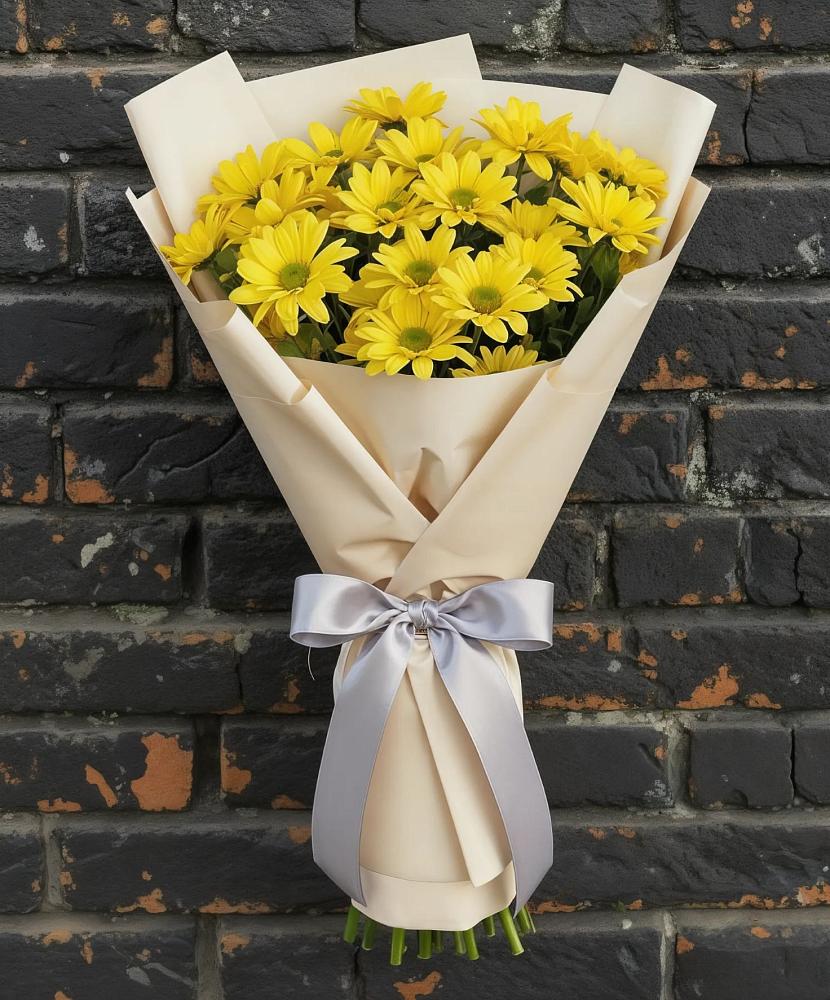 Букет цветов из: Хризантемы в Железнодорожном Калининградской области