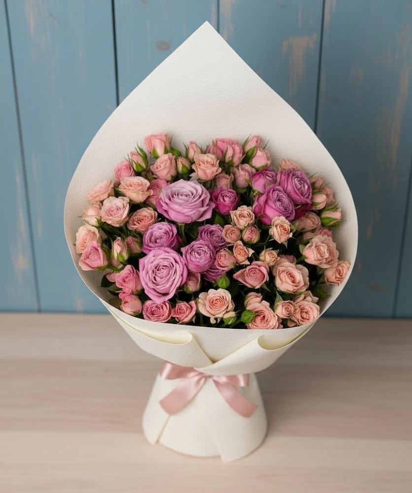 Букет цветов из: Розы в Железнодорожном Калининградской области