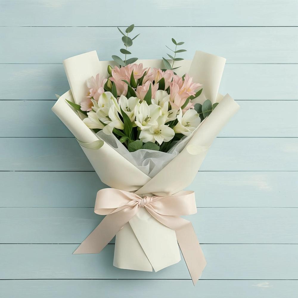 Букет цветов из: Альстромерии в Железнодорожном Калининградской области